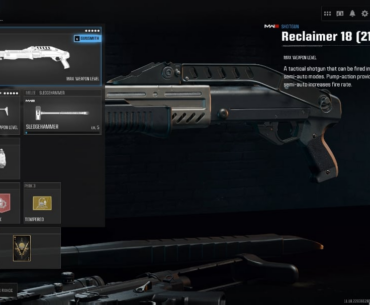 Reclaimer 18 is (almost) usable in Warzone