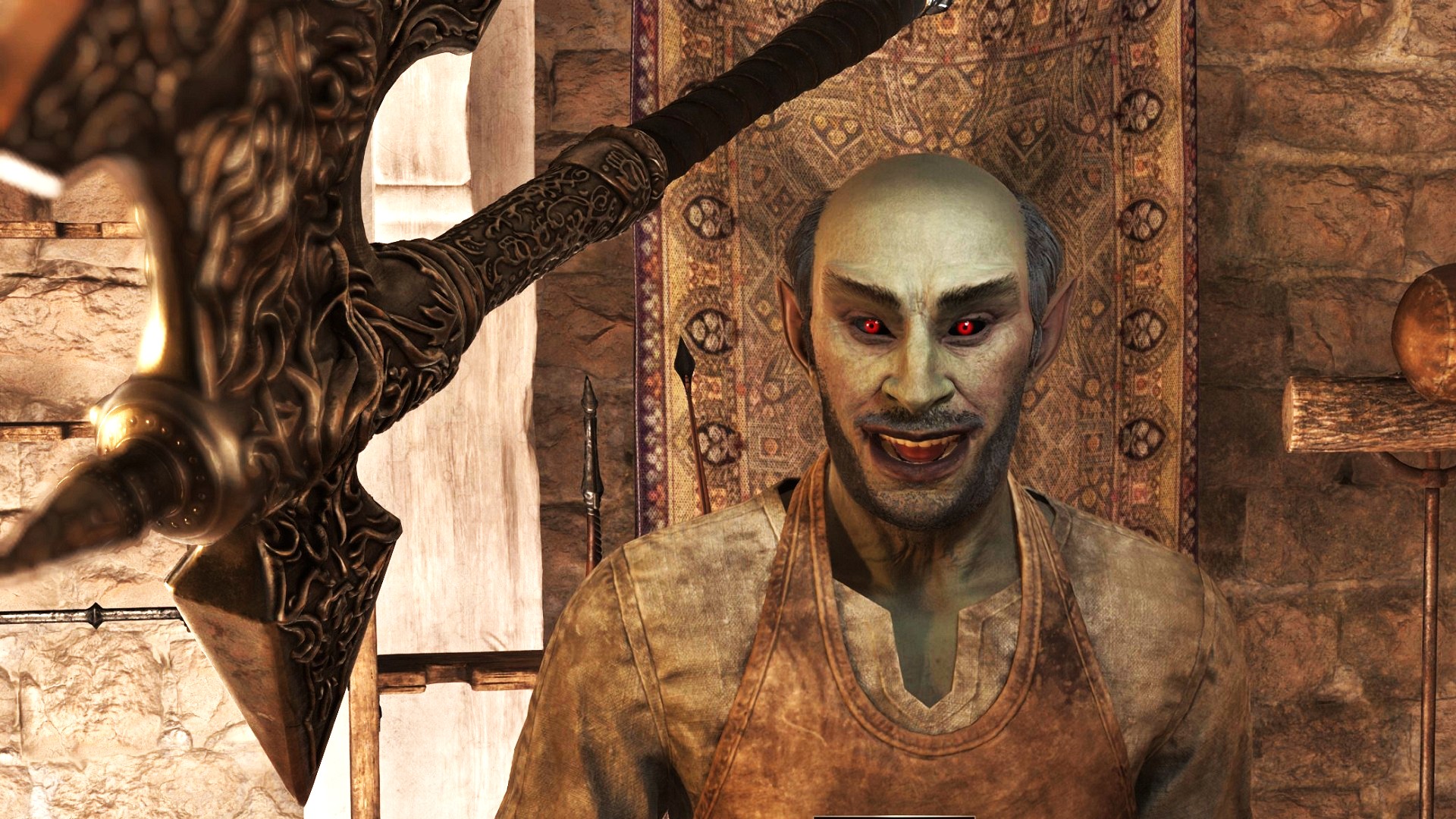 9 million people have played Oblivion Remastered, and you’ve gotta think that number has Bethesda looking at its other old games and drooling Dark Elf smiling at camera who looks like he's about to get hit by an axe