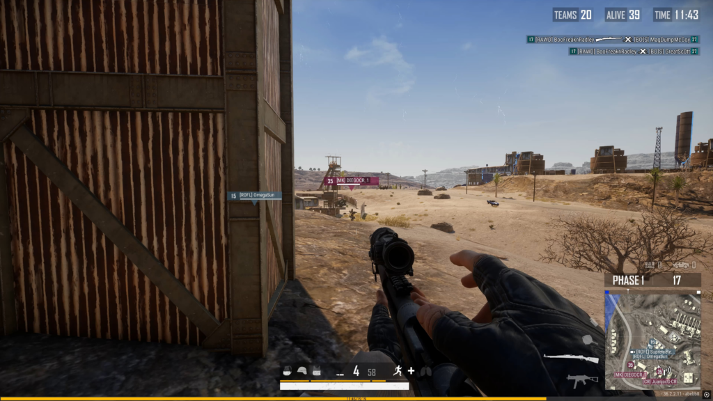The Guy I Downed was walling... So I Walled him back