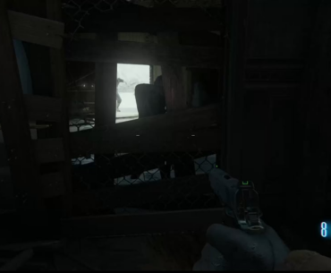 He's just standing there... MENACINGLY!!!