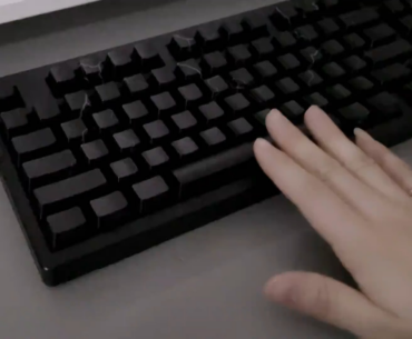 A keyboard combined with lighting effects
