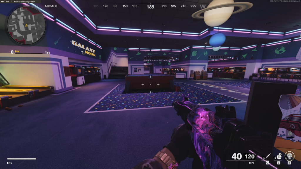 Shooting the hockey table in The Pines sounds like you're getting shot