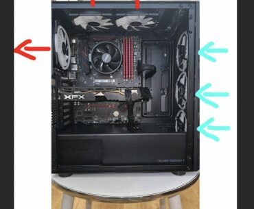 Just upgraded to Ryzen 5 5600X + ASUS RTX 2060 – stock cooler runs too hot. Need airflow advice!