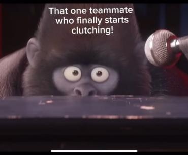 When you’re team mate starts clutching!