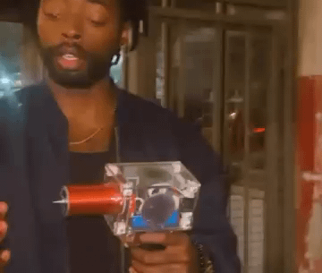 Its a ray gun lol