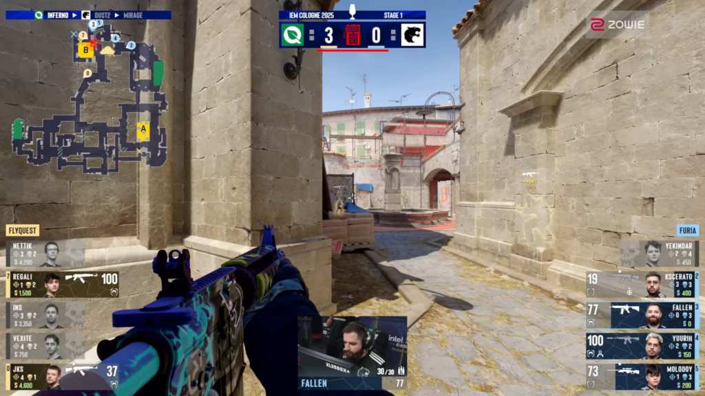 [Highlight] jks gets a nice 1v3 and smiles :D