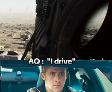 AQ is a master at driving