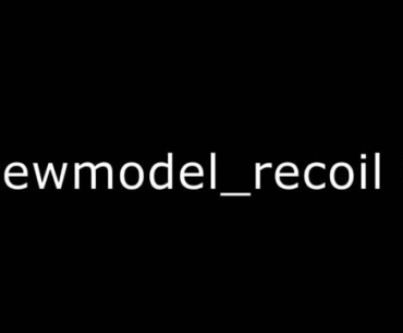 Viewmodel_Recoil was removed as a command and is now locked on enabled. Here are the differences.