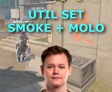 Snappi threw this utility set 7 out of 12 rounds on CT Overpass vs HEROIC (Monster Smoke + Short Pipe Molotov from A)