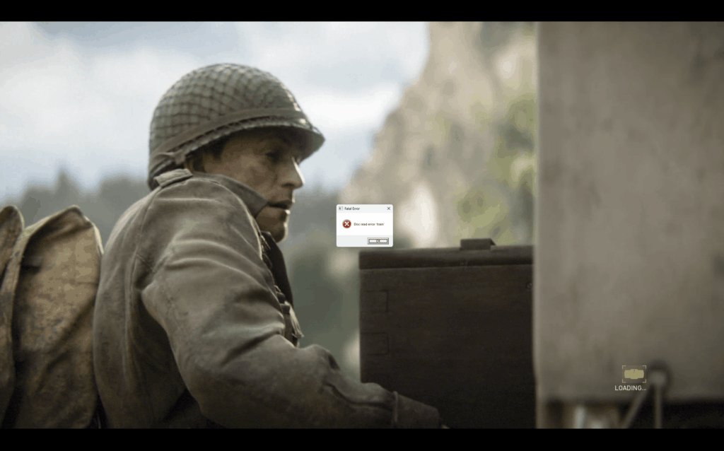 Disk Read Error "Train"