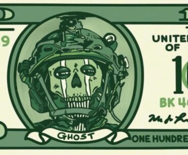 Why has no one put Ghost on a Dollar Bill? (fanart)