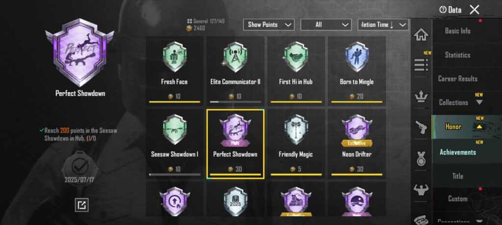 New hidden achievemenť.