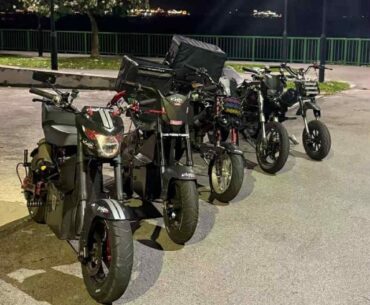 The rebel E-bikers of Singapore. Do the E-biker gangs in your country ride bikes like these?