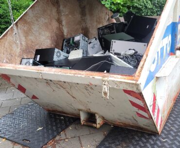 What do you think is my school doing with all the PCs inside?