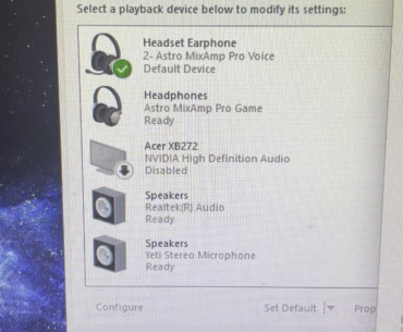 Why are my audio devices doing this?