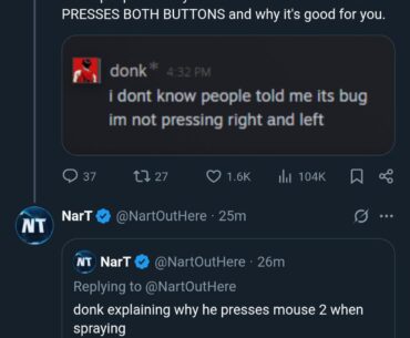 Donk's on two sides even out of game