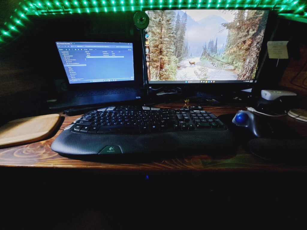 Less battlestation more utilitarian.