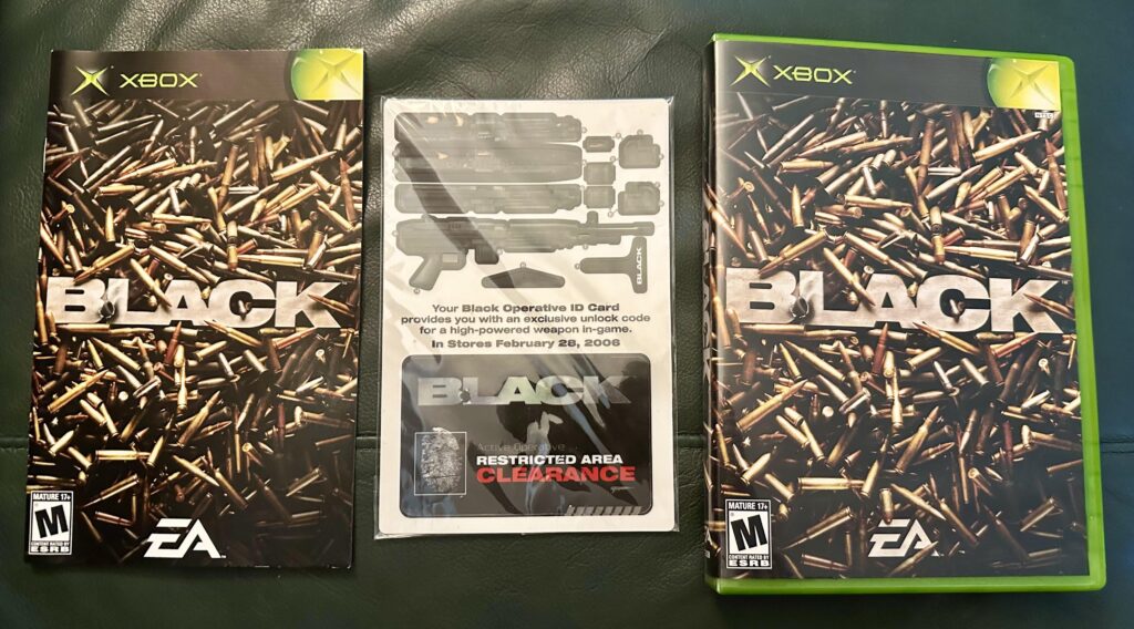 Just Found My Complete-in-Box Copy of BLACK with the Rare Black Operative ID Card