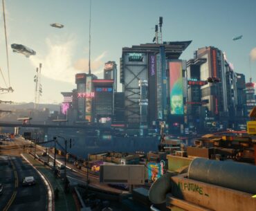 How hot is the night city area?