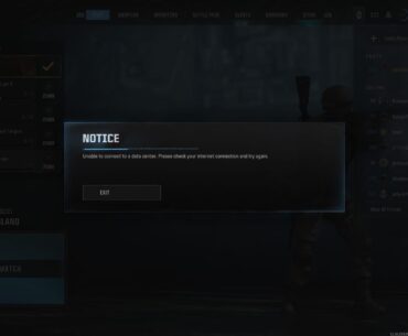 "Unable to connect to data centre" Anyone else experiencing this issue?