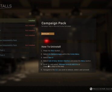What packs am i missing for the campaign