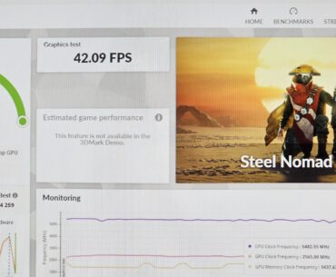5070ti laptop Steel Nomad, small issue