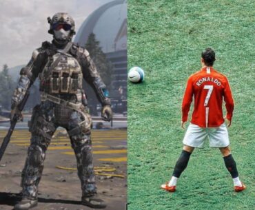 Why is blud posing like Ronaldo?
