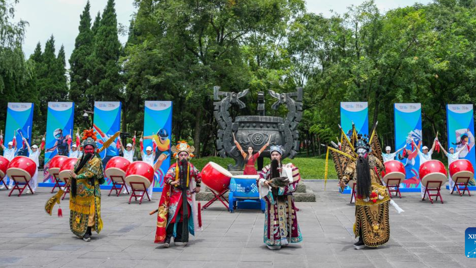 Torch relay for World Games debuts in China, tracing cultural landmarks Torch relay for World Games debuts in China, tracing cultural landmarks