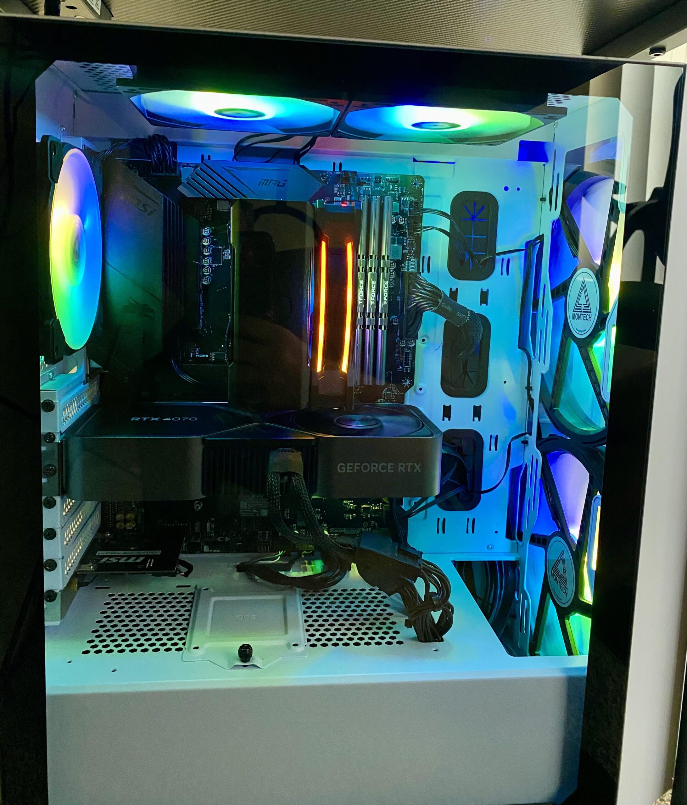 Been wanting a PC since I was a child. 36yrs old now and here is my first build. Been wanting a PC since I was a child. 36yrs old now and here is my first build.
