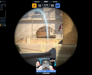 stavn barely gets the bomb down in time and wins 1v1 clutch to close out the first map for Astralis