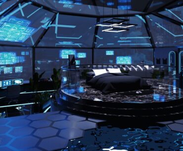 Cyberpunk Bedroom by Devin