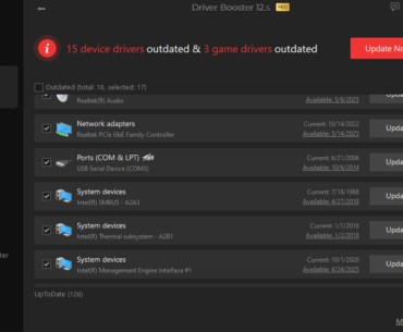 My drivers aren't THAT out of date...