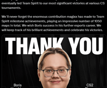[Team Spirit] Thank you Magixx