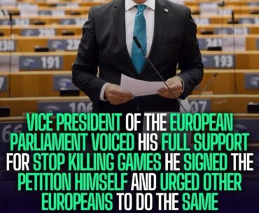 EU Vice President Backs "Stop Killing Games" Campaign