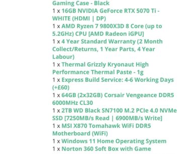 Is this gaming pc good? 2700£
