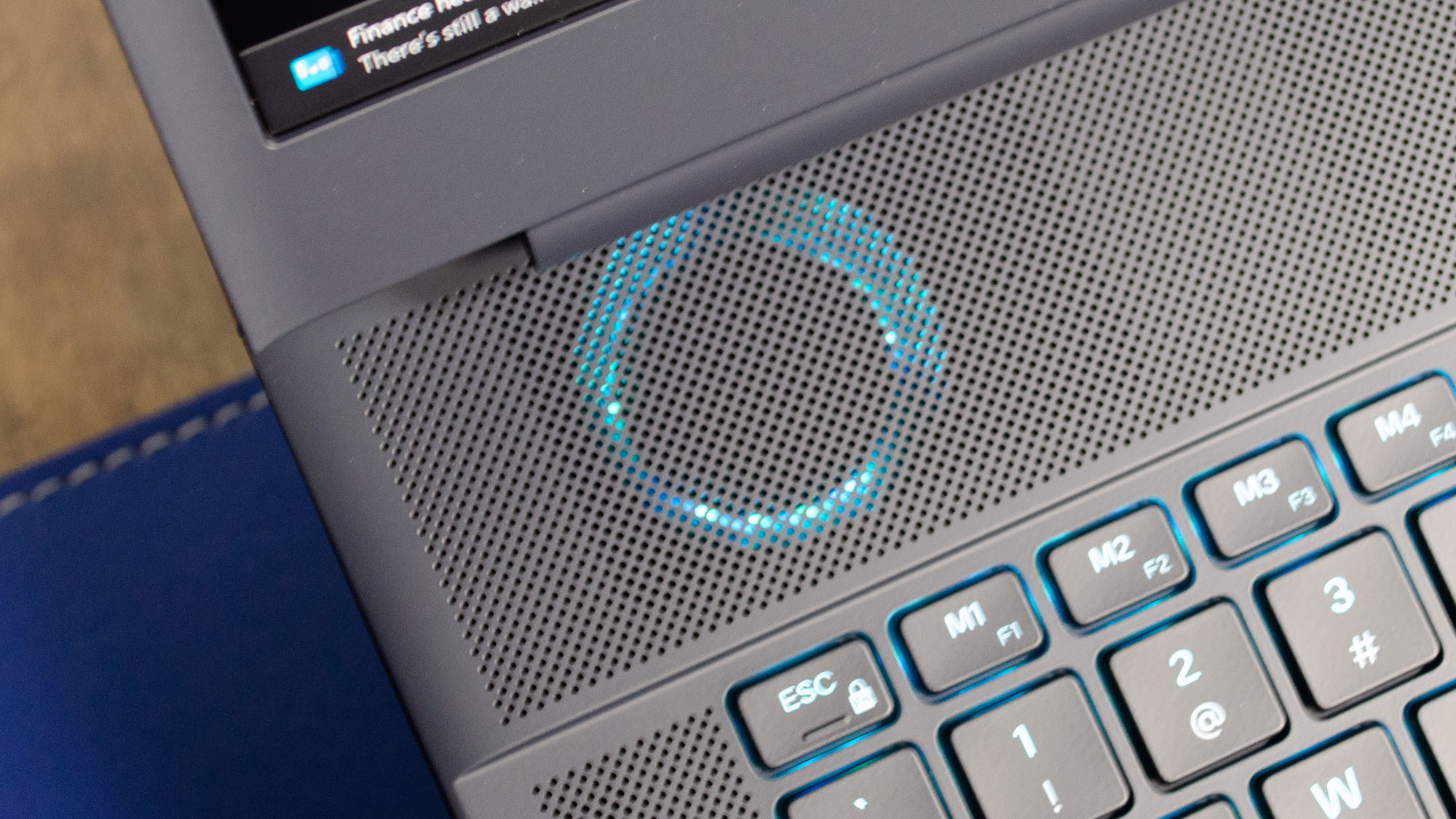 An Alienware Area-51 16 laptop on a desk