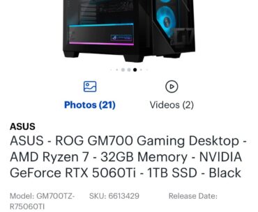 Advice for new PC Buyer