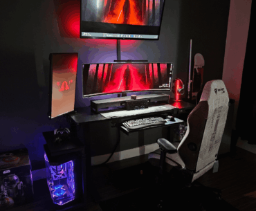 Recent picture of my work//gaming station