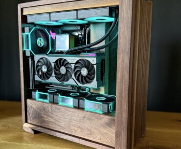 Custom walnut case build