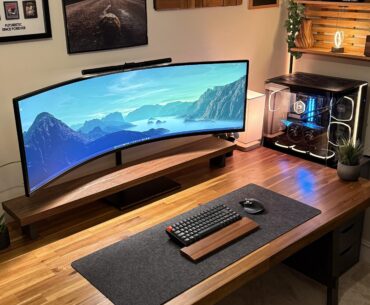 Built the desk shelf myself to complete the setup. Finally feels like me now.