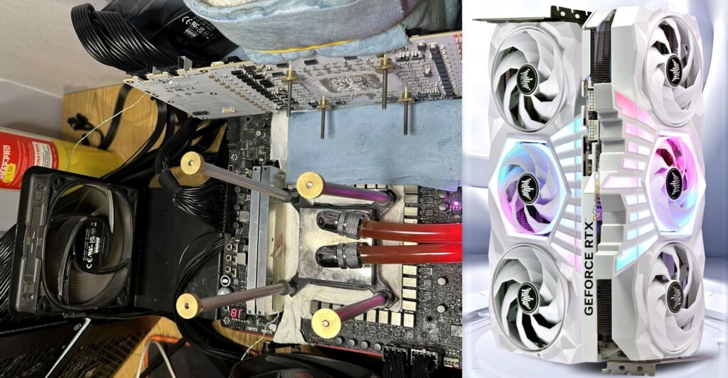 Overclockers push RTX 5090D with dual 16-pin connectors and XOC BIOS to 3650 MHz