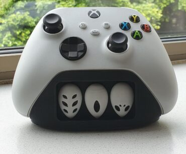 I made a Hollow Knight themed controller stand!