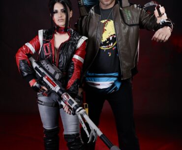 Panam and V cosplay by me and @Aten_cosplay