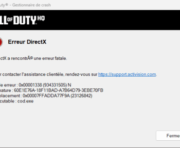 Direct X crash problem. Do you have a solution?