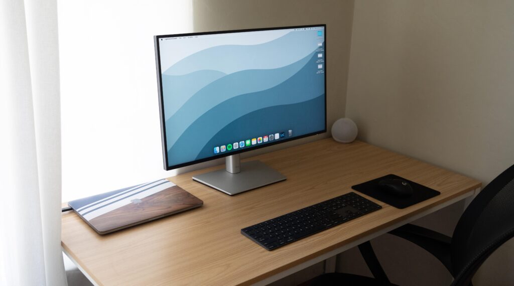 Two-Cable Desk Setup