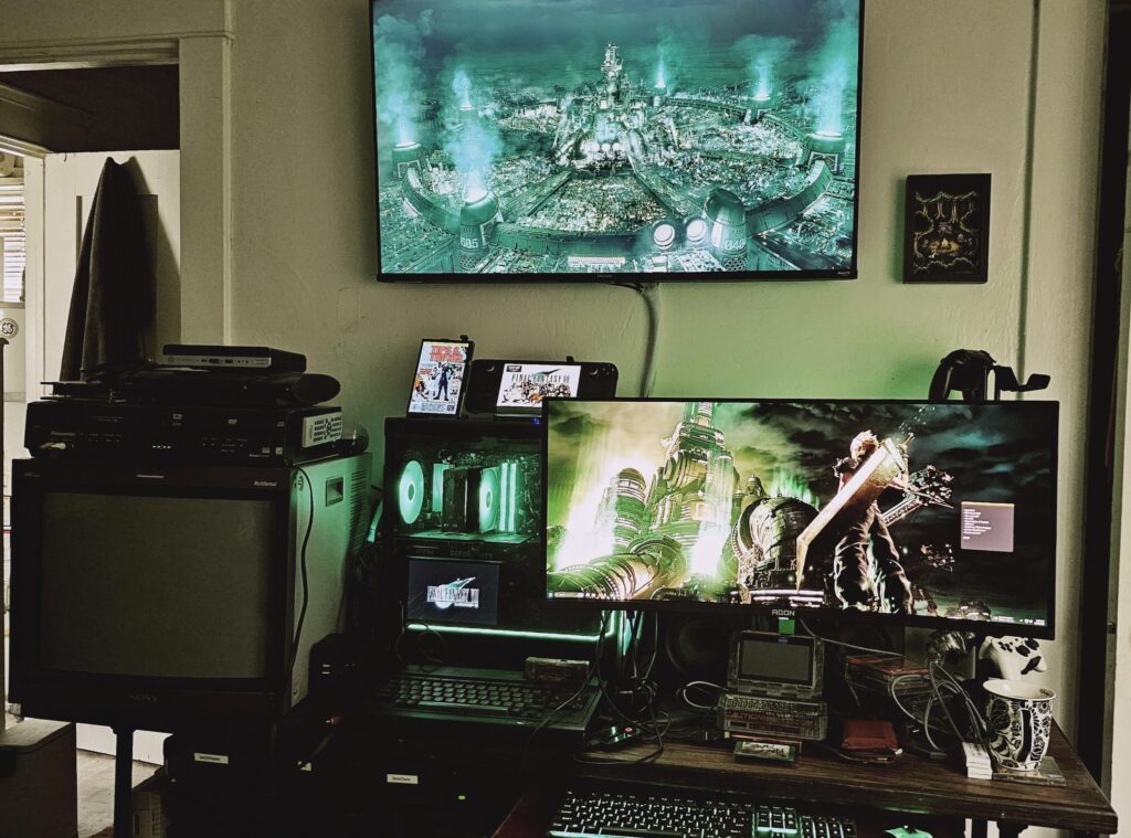I guess I'm prepared for battle. I like to mess around with old stuff and new stuff.