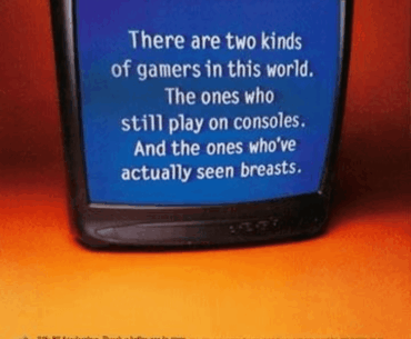 Old 90's advertisement