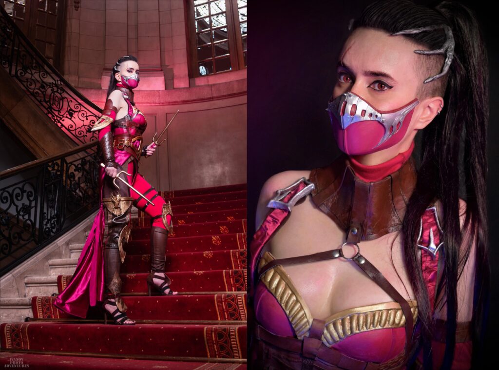 My handmade Mileena cosplay (Mortal Kombat 1)