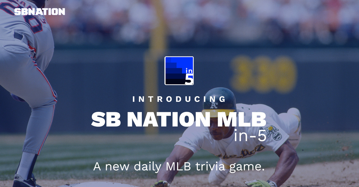 MLB trivia: Your in-5 daily game, Sunday edition MLB trivia: Your in-5 daily game, Sunday edition