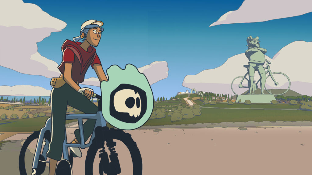 Five new Steam games you probably missed (July 28, 2025) A person riding a bike through an open world